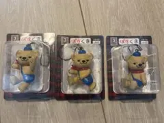 ぽすくま　フィギュアストラップ　全3種セット　コンプリート