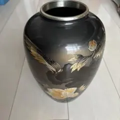 꽃병 화기 모란 새 금채 인테리어
