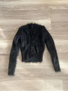 GRL ブラック 長袖カーディガン