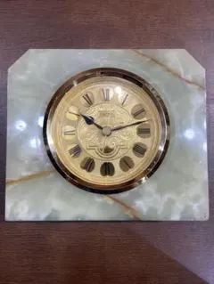 CITIZEN 天然石 オニキス 置時計 クォーツ CITIZEN 天然石 オニキス 置時計 クォーツ 昭和レトロ 高級品 - メルカリ