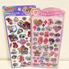 p*a様 【正規品】パワーパフガールズ うるちゅるポップシール 2枚 パワパフ