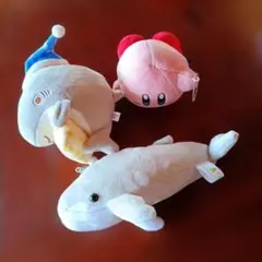星のカービィ おでかけ子ザメ ぬいぐるみ マスコット 3点セットのサムネイル