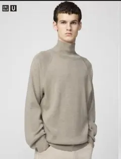 ユニクロユー UNIQLO U ハイネックセーター M ニット タートル