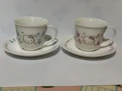 ハローキティ　カップ&ソーサー　2客セット