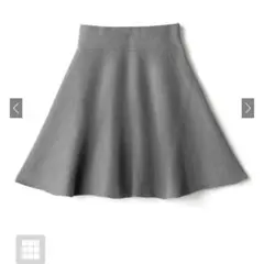 ハイウエストフレアニットミニスカート[dr520]