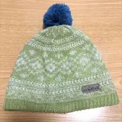 mont-bell ベビーニット帽　46~50センチ ポンポン付き