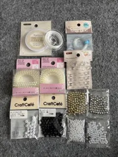 ビーズ・テグス・装飾パーツ セット売り