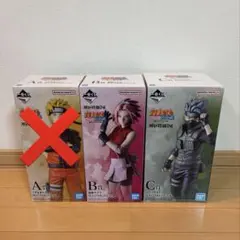 NARUTO 一番くじ フィギュア ナルト サクラ カカシ