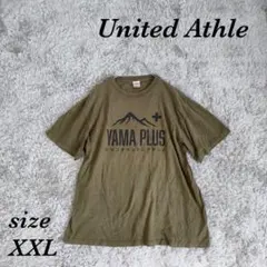ユナイテッドアスレ (XXL) クルーネック Tシャツ 半袖 綿100%