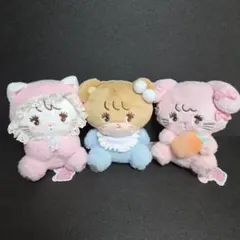 mikko characters ふわふわBABYぬいぐるみ 3点セット
