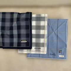 pierre cardin などメンズハンカチ3枚セット