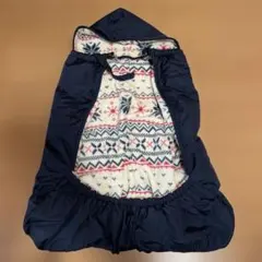 抱っこ紐　防寒ケープ　アーバンリサーチ　ドアーズ　美品　ネイビー　ベビー
