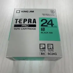 KING JIM SC24G テプラ緑24㎜新品