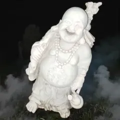 【超特級呪物】特別祈祷・長期奉納品　布袋様 石像（大型・重量級）縁起物　開運