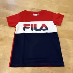 FILA キッズ Tシャツ 赤 ネイビー