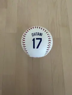 新品 ロサンゼルスドジャース 3282 大谷翔平 プリント ボール 17番