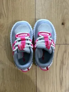 New Balance キッズスニーカー グレー/ピンク　12cm