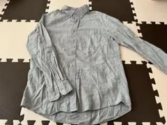 グレー 長袖シャツ Mサイズ 胸ポケット付き