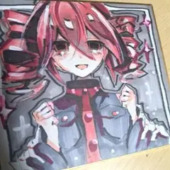 重音テト VOCALOID 手描きイラスト