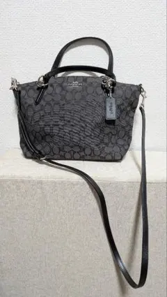 COACH 2way ハンドバッグ レザー キャンバス F27582