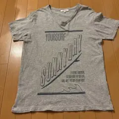GLOBAL WORK グレー Vネック Tシャツ Mのサムネイル