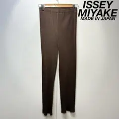 イッセイミヤケメン 20SS サイドプリーツ パンツ イエロー イッセイ