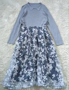 美品♡EMMA FLORES ボタニカルwater gardenワンピース 4L 美品♡EMMA FLORES ボタニカルwater gardenワンピース 4L