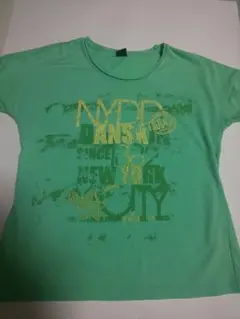 DANSKIN グリーン Tシャツ NYCデザイン Mのサムネイル