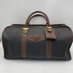 ダンヒル　大容量　ボストンバッグ　pvc レザー ITALY製