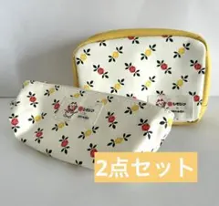 ♡シモジマ×シューラルー♪小花マルチポーチ&ペンケース(2点)