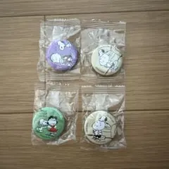 スヌーピー 缶バッジ 4個セット　くら寿司のサムネイル