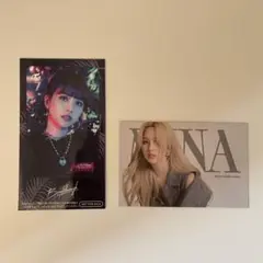 TWICE ミナ メッセージカード ステッカー