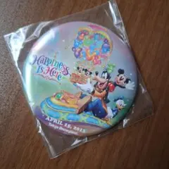 東京ディズニーランド Happiness Is Here 缶バッジ