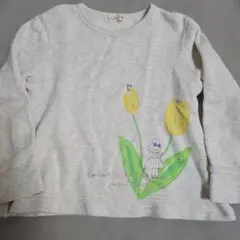 plaisir 110 トレーナー グレー 花柄