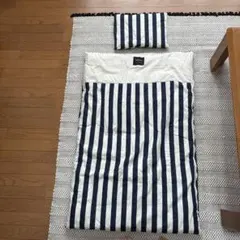 makepono ベビー布団セット ストライプ ネイビーのサムネイル