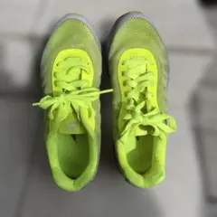 NIKE ランニングシューズ 24cm 蛍光イエロー レディース 運動靴