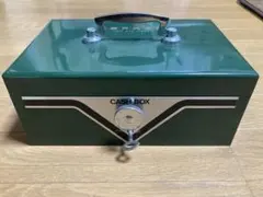 緑色キャッシュボックス 鍵付き