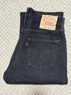 90s USA製 Levi's 501 ブラックデニムパンツ 30/34