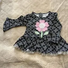 花柄フリルTシャツ 18M