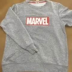 MARVEL グレー クルーネック スウェット