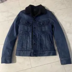 Leeボア襟 デニムジャケット Gジャン Sサイズ