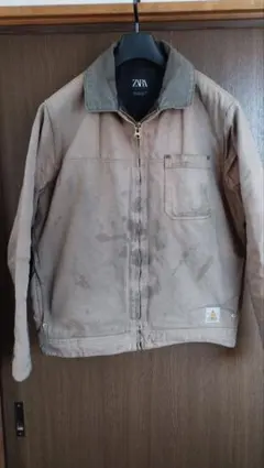 aaa様専用 ボロの美学！雰囲気系　ZARA ザラ　ダックジャケットワーク