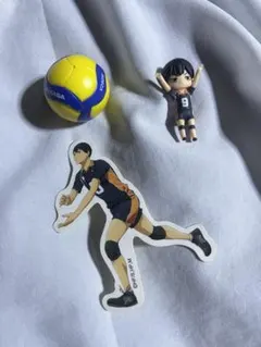 影山飛雄 ハイキュー まとめ売り グッズ バレーボール シール etc.