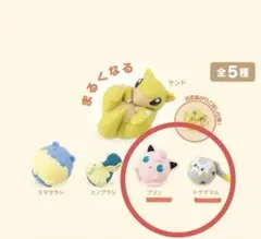 ポケモン まるくなる　ドゲデマル　プリン　2種セット
