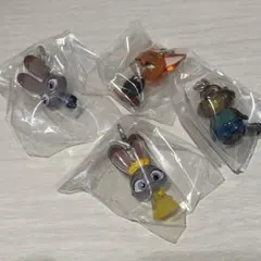 ズートピア2 めじるしアクセサリー　ガチャ ニック　ジュディ　ニブルズ