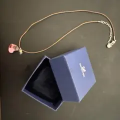 Swarovski ピンクハートネックレス