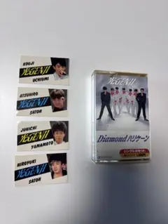 光GENJI Diamond ハリケーン カセットテープ　ステッカー