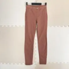 UNIQLO オレンジ ウルトラストレッチ レギンスパンツ Ｍサイズ