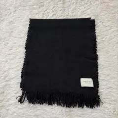 PUBLIC TOKYO マフラー ブラック フリンジ 日本製