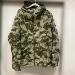 ノースフェイス マウンテンパーカー コンパクトジャケット 総柄 グリーン